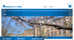 Desktop Screenshot of diakoniewerk-halle.de
